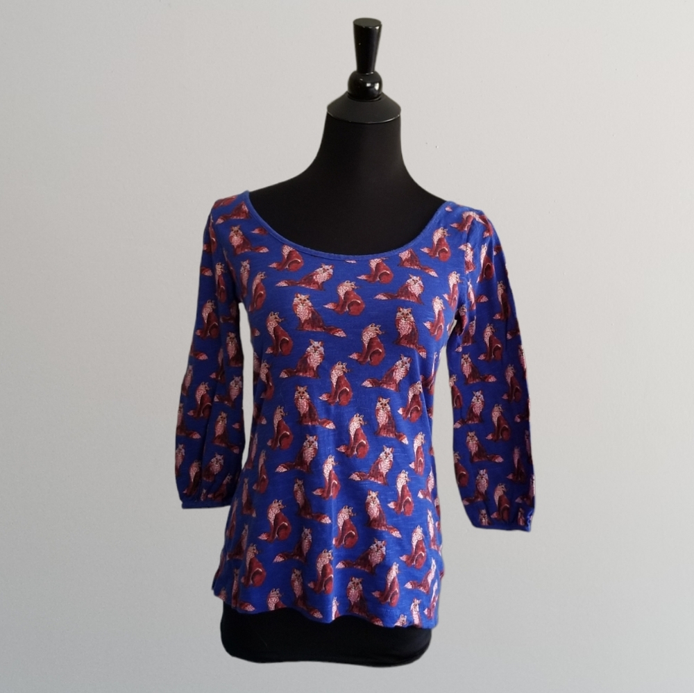 Anthropologie Fox Top - Picture 1 of 4
